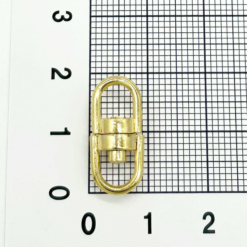 回転カン カンなし 大 SWV-1 全長19.5mm 10個 100個 小袋 スイベル 回転コネクター 回転式カン キーホルダーパーツ キーチェーン ナスカン レバナス チャーム ハンドメイド 手作り イベント フリマ ギフト