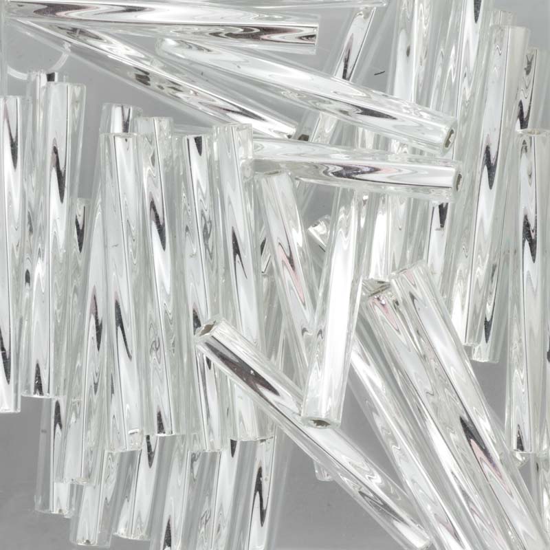 Rakuten - MIYUKIビーズ H2900 ツイストビーズ 2.7x20mm 7g TW1 少量パック 約38粒 ガラスビーズ ガラス ビーズ 日本産 国内産