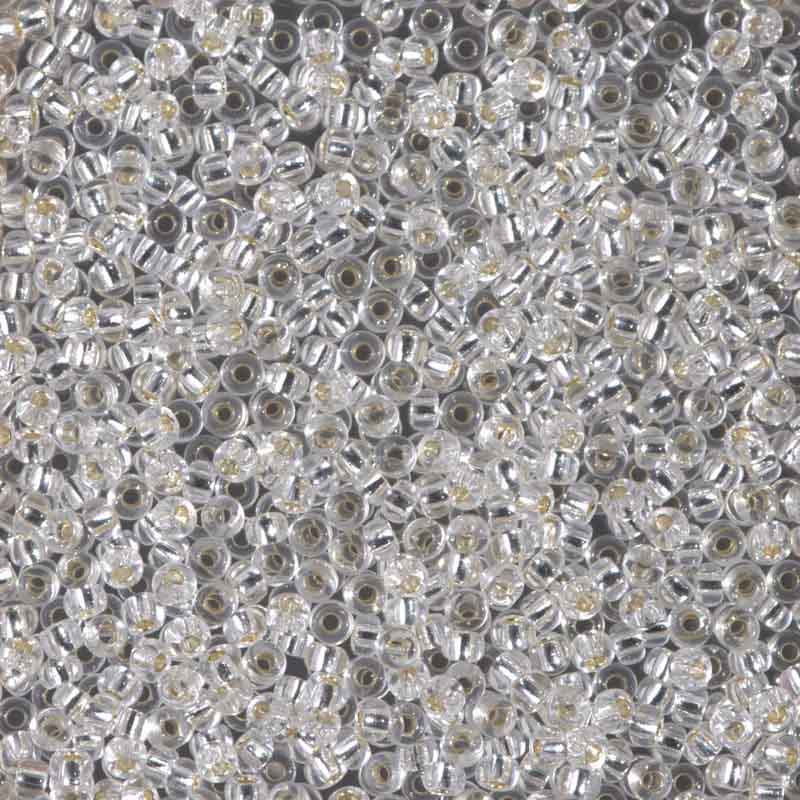 MIYUKIビーズ H1 丸小ビーズ 2mm 7g #1 少量パック 約770粒 ガラスビーズ ガラス ビーズ 11/0 日本産 ..