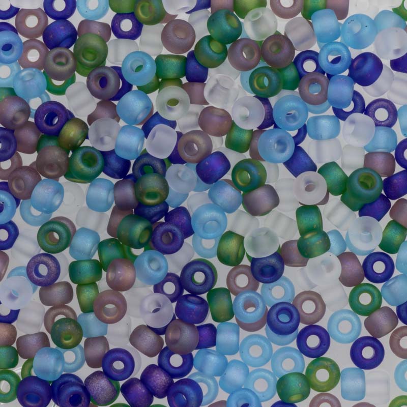 MIYUKIビーズ H3968 丸大ビーズ(ミックス) 3mm 7g #3078 少量パック 約273粒 ガラスビーズ ガラス ビーズ 8/0 日本産 国内産
