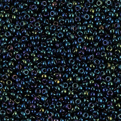 Glass Beads - MIYUKIビーズH2834 丸小ビーズ 2mm 7g #452少量パック 約770粒 ガラスビーズ ガラス ビーズ 11/0 日本産 国内産