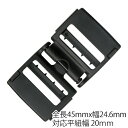 危険防止パーツ 無縫製 平紐用 NPS-20F 1セット 平紐用 安全バックル プラスチック 外れる 危険防止 パーツ 縫製加工不要 ネック ストラップ セーフ...