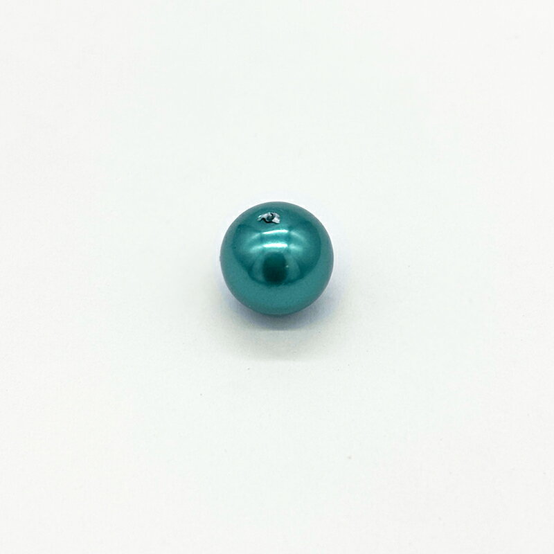 樹脂パール 通し穴 NO.564 B6536 1本 丸 ラウンド グリーン 緑 パール 軽い プラスチック製 樹脂 プラパール クラフト ハンドメイド ハンドメイドアクセサリー 国産