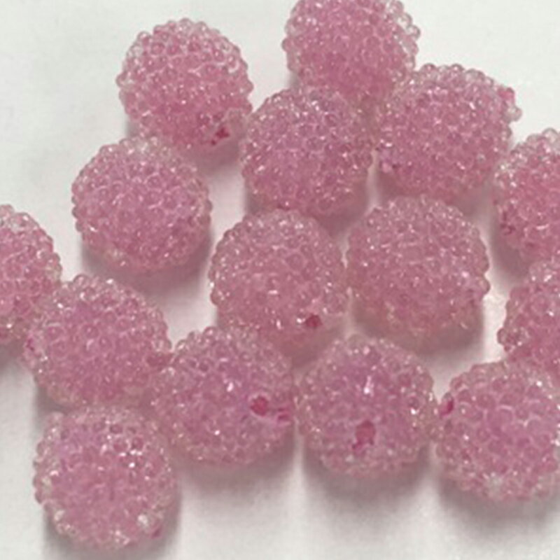 キャンディビーズ ミルキールビー 穴あき パーツ素材 軽量 上品 キラキラ アクセサリーパーツ ハンドメ..