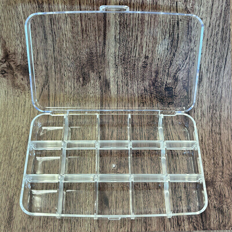収納ケース K029 150x100x25mm クリア 1個 パーツケース アクセサリーパーツ ネイルパーツ 整理 保管