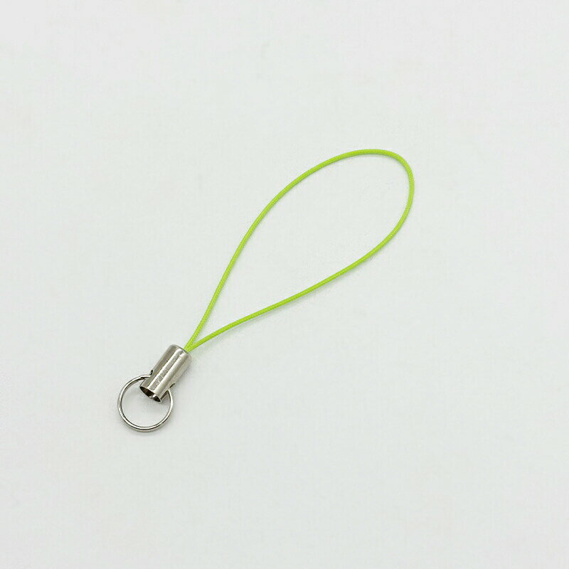 ストラップ 二重カン付 GCL50-W068 (9) グリーン 紐約5cm 5本入ストラップ金具 ストラップパーツ 大量 ..