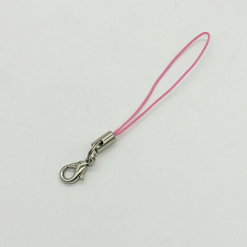 ストラップ 二重カン フック付 GCL50-W702 2 濃ピンク 紐約5cm 5本入りストラップ金具 ストラップパー..