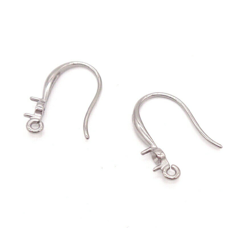 Rakuten - ステンレス ピアス フィッシュフック JTSF-22 SSFH22 17x10mm 1ペア