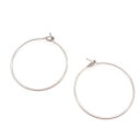 ステンレス ピアス ワイヤーフープ JTSF-47 SSHP0720 0.7x20mm 1ペア