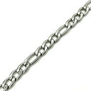【1メートル単位】 ステンレス チェーン フィガロ 2.5NK3:1(QD) 1M 太さ約9mm 線径約 2.3mm フィガロチェーン ステンレス製 ステンレス製チェーン ハンドメイド 材料 素材