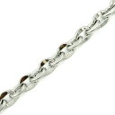 【1メートル単位】 ステンレス チェーン 平小判 2.5NK3:1(QD) 1M 太さ約9mm 線径約 2.3mm 平小判チェーン ステンレス製 ステンレス製チェーン ハンドメイド 材料 素材