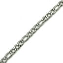 【1メートル単位】 ステンレス チェーン フィガロ JTSC-71 1M 太さ約6mm 線径約1.4mm フィガロチェーン ステンレス製 ステンレス製チェーン ハンドメイド 材料 素材