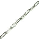 【1メートル単位】 ステンレス チェーン 長小判 JTSC-51 1M 太さ約4mm 線径約1mm 長小判チェーン ステンレス製 ステンレス製チェーン ハンドメイド 材料 素材