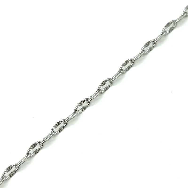 【1メートル単位】 ステンレス チェーン JTSC-84 1M 線径約0.2mm ステンレス製 ステンレス製チェーン ハンドメイド 材料 素材