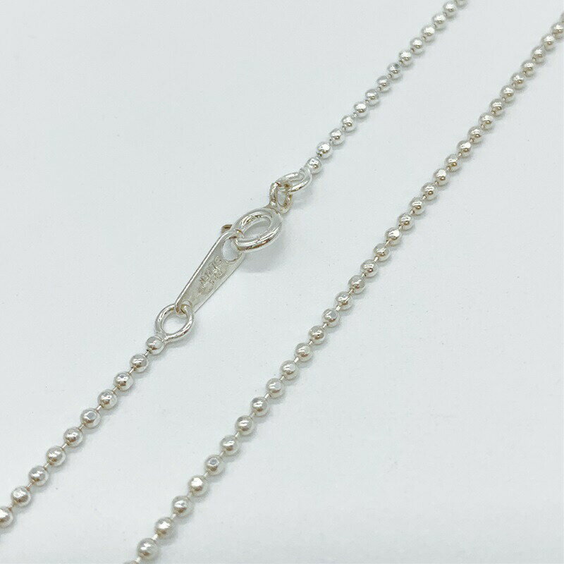 シルバー925 ネックレス カット ボールチェーン SVBCH15 φ1.5mm 1本