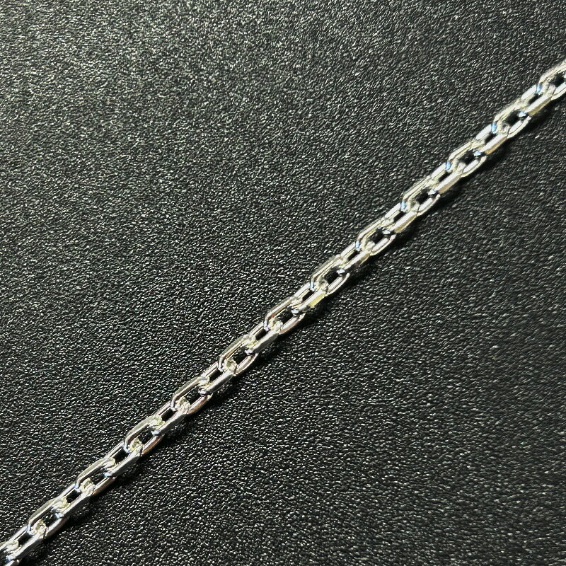 Rakuten - 【10cm単位】シルバー925 SV925 2面カット小判チェーン CL0602C 線径0.6mm
