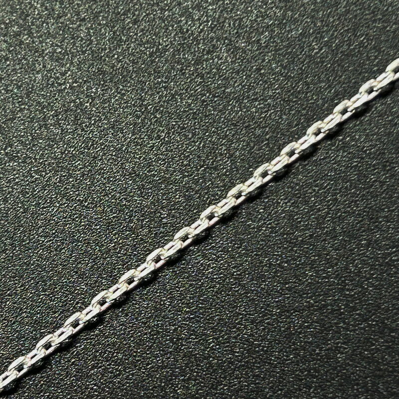 Rakuten - 【10cm単位】シルバー925 SV925 4面カット小判チェーン CL0504C 線径0.5mm