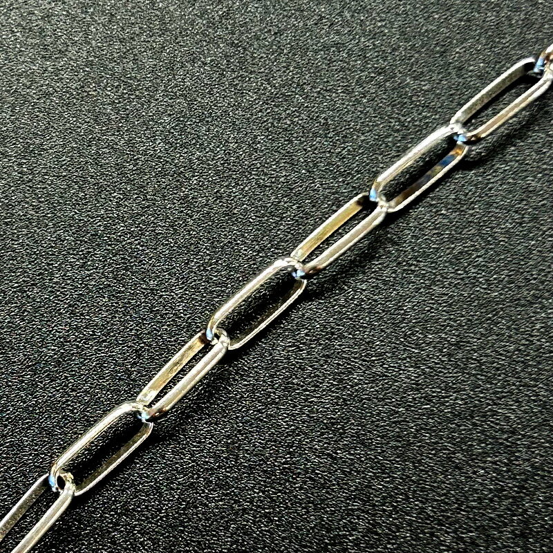 【10cm単位】シルバー925 SV925 ナバホ(長甲丸)チェーン NAV67503 線径1.1mm