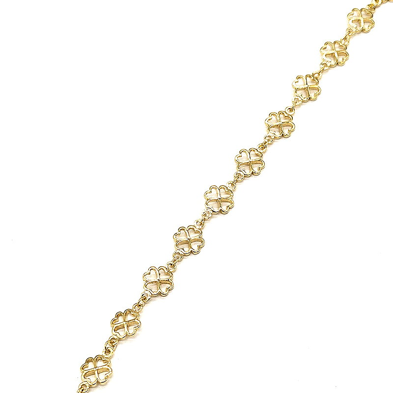 デザインチェーンです。 【サイズ】 太さ：約7mm 線径：約2mm 品番 T158 販売単位 10cm単位(切り売り) ※数量「1」の場合は「10センチ」、数量「2」の場合は「20センチ」が繋がった状態で発送します。 (チェーンの性質上、ご注文総数によっては複数に分かれた状態でお送りする場合がございます。) ご注意ください ※こちらの商品はメッキ加工に2〜3営業日お時間をいただく場合がございます。 ※金色メッキはロットによって色味が異なる場合がございます。 ※お使いのブラウザや画面設定により、商品のカラーが実際と異なって見える場合がございます。 使用用途 アクセサリーの製作、バッグの持ち手、衣装への縫い付け 等 チェーンについて こちらの商品は当店のグループ会社で独自にデザインされたチェーンです。 当店では個性的なチェーンパーツを多数取り扱っております。