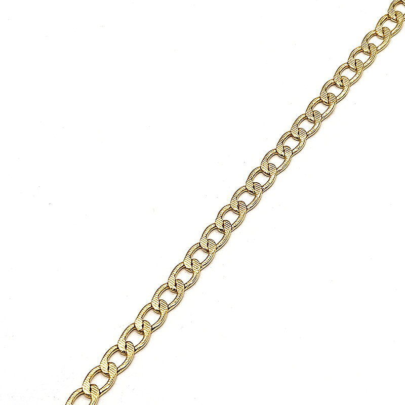 デザインチェーンです。 【サイズ】 太さ：約5mm 線径：約1mm 品番 T226 販売単位 10cm単位(切り売り) ※数量「1」の場合は「10センチ」、数量「2」の場合は「20センチ」が繋がった状態で発送します。 (チェーンの性質上、ご注文総数によっては複数に分かれた状態でお送りする場合がございます。) ご注意ください ※こちらの商品はメッキ加工に2〜3営業日お時間をいただく場合がございます。 ※金色メッキはロットによって色味が異なる場合がございます。 ※お使いのブラウザや画面設定により、商品のカラーが実際と異なって見える場合がございます。 使用用途 アクセサリーの製作、バッグの持ち手、衣装への縫い付け 等 チェーンについて こちらの商品は当店のグループ会社で独自にデザインされたチェーンです。 当店では個性的なチェーンパーツを多数取り扱っております。