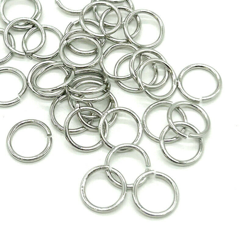 丸カン MKNBR 線径1.2mm 金色 銀色 真鍮 金具 アクセサリーパーツ アクセサリー パーツ 素材 副資材 ゴールド シルバー マルカン