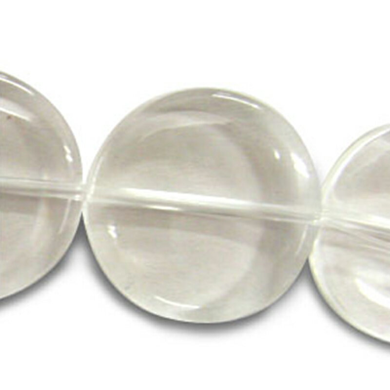 アクリル(通し穴) ACL886 約21×21mm クリア 5個 ビーズ 穴あき アクリル製 パーツ素材 軽量 丸ビーズ ハンドメイドパーツ ハンドメイド資材