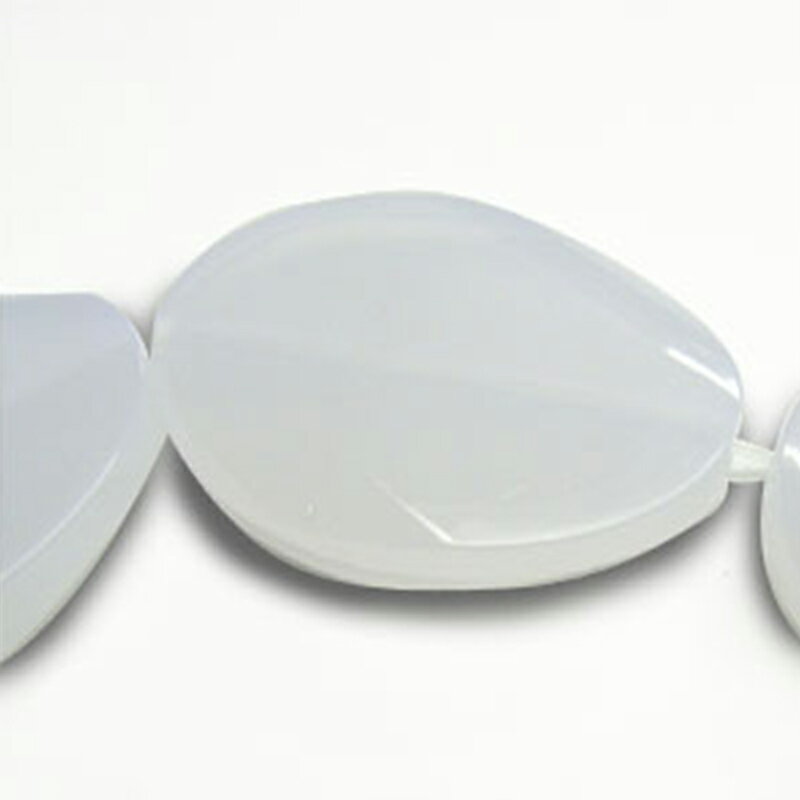 アクリル(通し穴) ACL889 約30×30mm ミルキー 3個 ビーズ 穴あき アクリル製 パーツ素材 軽量 丸ビーズ ハンドメイドパーツ ハンドメイド資材