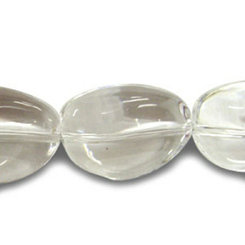 アクリル(通し穴) ACL904 約25×18mm クリア 4個 ビーズ 穴あき アクリル製 パーツ素材 軽量 ハンドメイドパーツ ハンドメイド資材