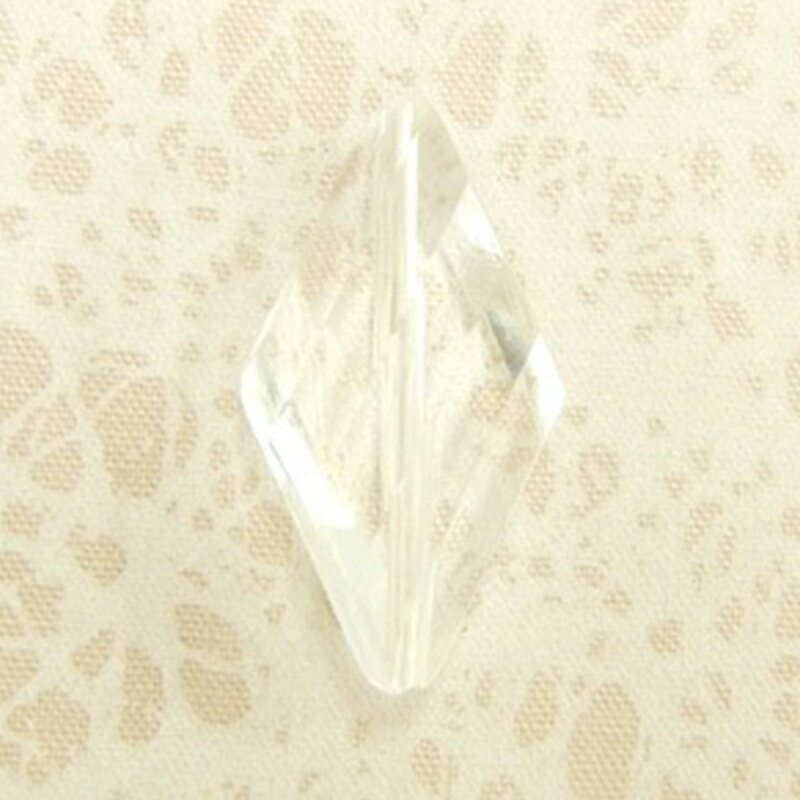 アクリル(通し穴) ACL1010 約20×10mm クリア 5個 カット入り ビーズ 穴あき アクリル製 パーツ素材 軽量 ハンドメイドパーツ ハンドメイド資材