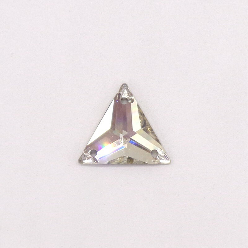 Rakuten - アスフォー 縫付用 603 三角形 18mm ゴールデンシャドー 2個 装飾 高品質 手作り 衣装 制作 高級 パーツ 手芸 ファッション