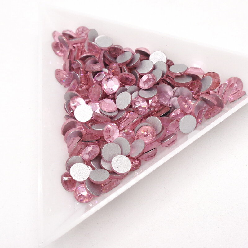 【限定特価/グロスパック】ガラス製ラインストーン AX2028 ライトローズ 業務用 特価 海外製 フラットバック FB