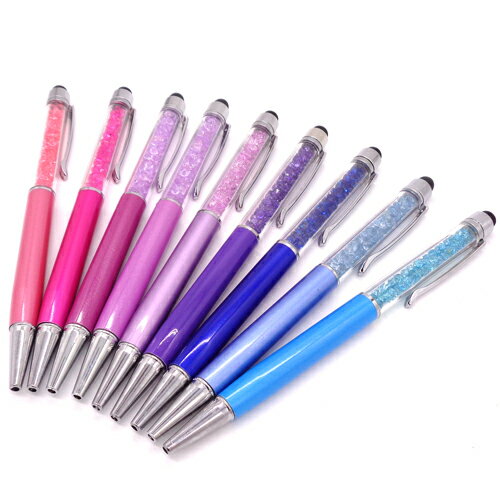 キラキラボールペン ピンク 紫 青 系 B-PEN 150mm 1本 タッチペン ボールペン キラキラ プレゼント ギフト 推し活 ファン活 メンカラ メンバー...