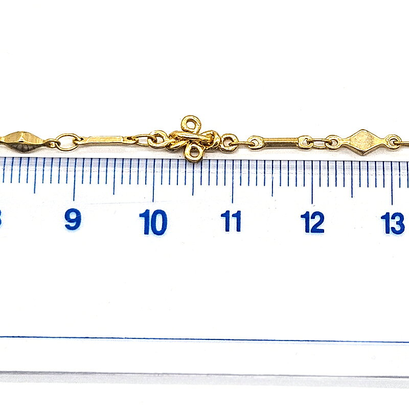 作ろ!ドットコムのデザインチェーン T113 10cm単位 切り売り チェーン ハンドメイド パーツ アクセサリー アクセサリーパーツ ネックレス ブレスレット アクセント ハンドメイド資材 切り売り 手芸用｜アングル2