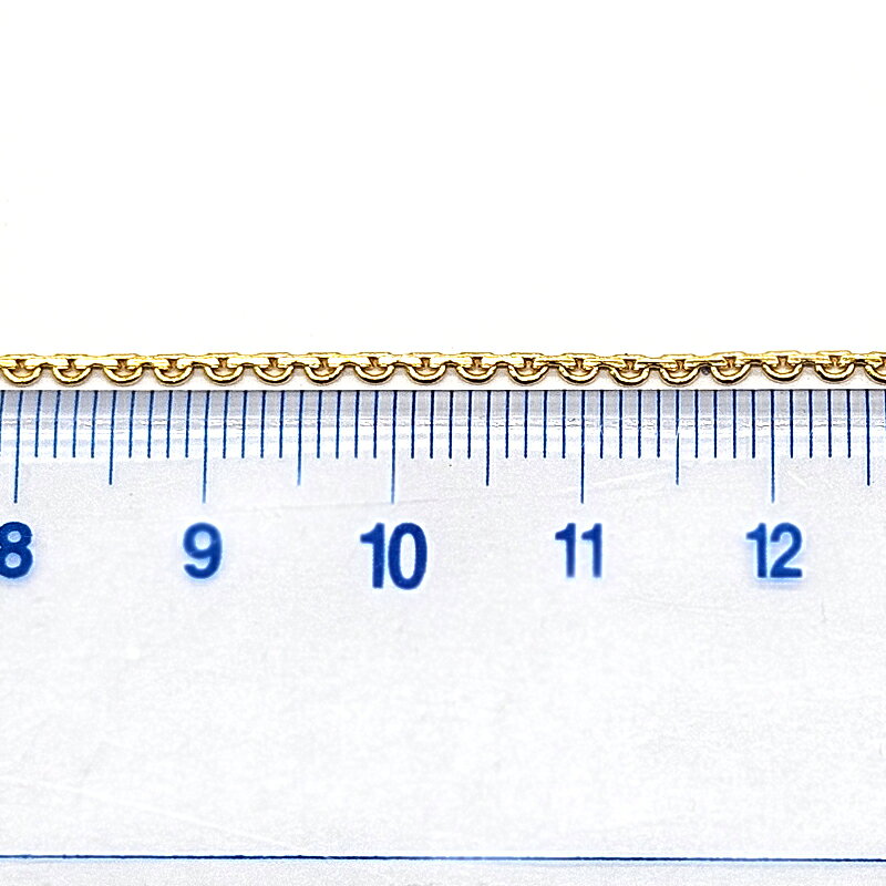作ろ!ドットコムのデザインチェーン T185 20cm単位 切り売り チェーン ハンドメイド パーツ アクセサリー アクセサリーパーツ ネックレス ブレスレット アクセント ハンドメイド資材 切り売り 手芸用｜アングル2