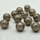 【パック販売】コットンパール 通し穴 ブロンズ 1パック 大袋 丸 ラウンド 両穴 日本製 正規品 パール 軽い クラフト ハンドメイド ハンドメイドアクセサリー