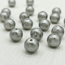 【パック販売】コットンパール 通し穴 グレー 1パック 大袋 丸 ラウンド 両穴 日本製 正規品 パール 軽い クラフト ハンドメイド ハンドメイドアクセサリー