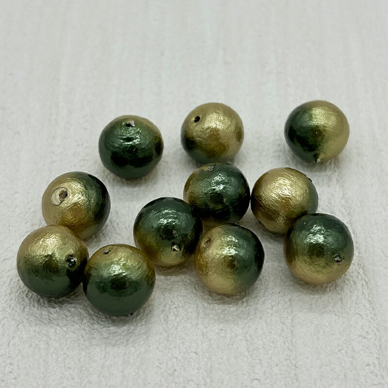 コットンパール 通し穴 モスカーキ 小袋 丸 ラウンド 両穴 日本製 正規品 パール 軽い クラフト ハンドメイド ハンドメイドアクセサリー