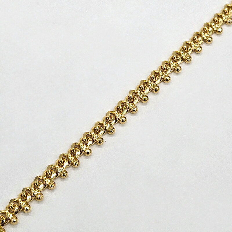 Rakuten - デザインチェーン T368 10cm単位 ハンドメイド アクセサリーパーツ ネックレス ブレスレット アクセント ハンドメイド資材 切り売り 手芸用
