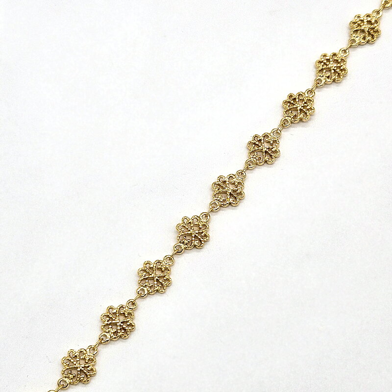 デザインチェーン T574 10cm単位 ハンドメイド アクセサリーパーツ ネックレス ブレスレット アクセント ハンドメイド資材 切り売り 手芸用