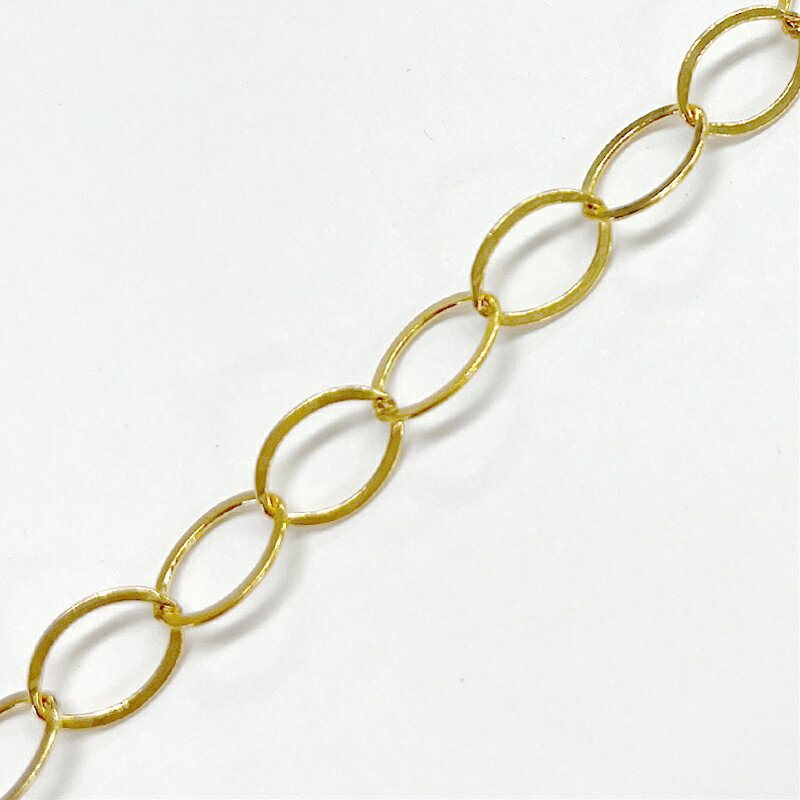 作ろ!ドットコムの【10cm単位】 K14 ゴールドフィルド デザイン チェーン XM854F 線径約0.4mm｜アングル2