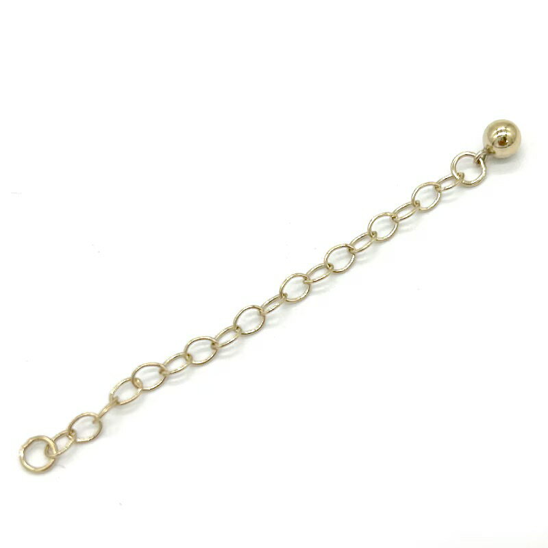 K14 ゴールドフィルド アジャスター 4012546T4 全長50mm 1本 留め具 基礎パーツ 基本パーツ