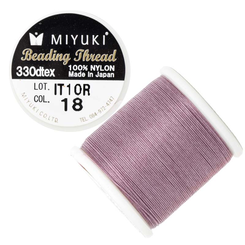 ビーズ作家さんに！ビーズステッチのための糸 ビーズステッチ用に開発された糸です。 しなやかで糸先のほつれが無く、ビーズステッチに適しています。 ビーズ刺繍など、その他のビーズワークにも幅広くお使いいただけます。 メーカー MIYUKI メーカー品番 K4570 色番号/色名 18/パープルライラック サイズ 太さ：330dtex(#40:0.2mmΦ) 入数 約50m 素材 ナイロン 原産国 日本 ご注意ください ※お使いのブラウザや画面設定により、商品のカラーが実際と異なって見える場合がございます。 ※ロットによって色味が変わる場合がございます。 ※パッケージが変更する場合がございます。 ビーズステッチ糸 カラーラインナップ #1(ホワイト) / #2(アイボリー) / #3(グレー) #4(うす茶) / #8(赤) / #10(ブルー) #12(黒) / #13(オーロライエロー) / #14(エンジェルピンク) #16(グラスグリーン) / #18(パープルライラック) この商品の関連商品 ・ビーズ針 ・MIYUKIビーズ ・デリカビーズ