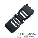 危険防止パー 無縫製 平紐用 NPS-8F 1セット 平紐用 安全バックル プラスチック 外れる 危険防止 パーツ 縫製加工不要 ネック ストラップ セーフティ...