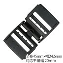 危険防止パーツ 無縫製 平紐用 NPS-20F 1セット 平紐用 安全バックル プラスチック 外れる 危険防止 パーツ 縫製加工不要 ネック ストラップ セーフ...