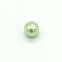 樹脂パール 通し穴 NO.556 B5903 1本 丸 ラウンド グリーン 緑 パール 軽い プラスチック製 樹脂 プラパール クラフト ハンドメイド ハンドメイドアクセサリー 国産