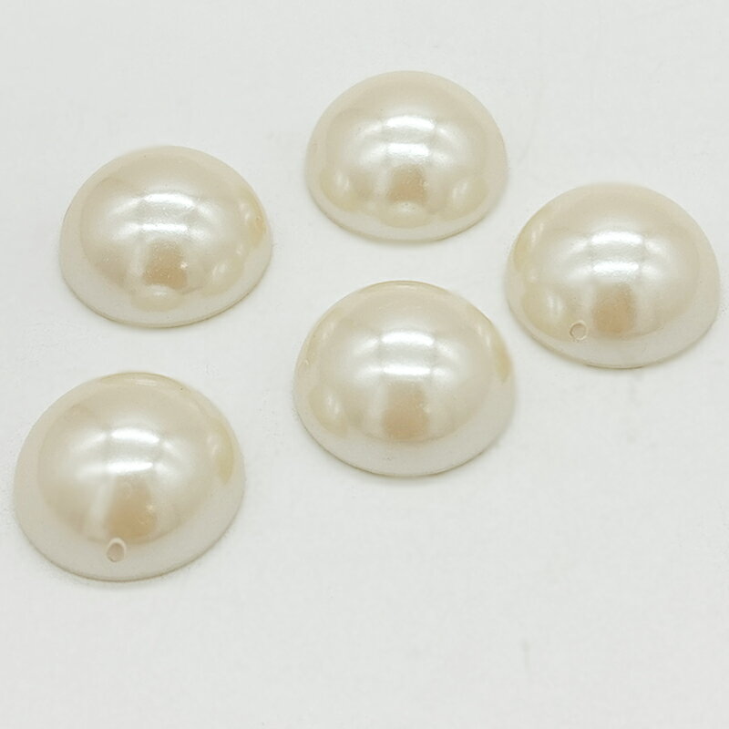 半丸パール 縫い付け用 HR2H キスカ 小袋 半丸パール 縫い付け用 パール パーツ 丸 ラウンド 貼り付け パール グッズ パーツ 人気 手芸 ハンドメイド クラフト デコ