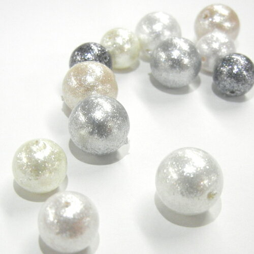 シャイニーパール 通し穴 ホワイト 丸 ラウンド パール 軽い プラスチック製 樹脂 プラパール クラフト ハンドメイド ハンドメイドアクセサリー