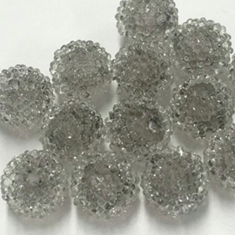 キャンディビーズ ブラックダイヤ 穴あき パーツ素材 軽量 上品 キラキラ アクセサリーパーツ ハンドメイドパーツ ハンドメイド資材