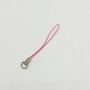 ストラップ 丸カン付 GCL50-128 2 濃ピンク 紐約5cm ストラップ金具 ストラップパーツ 大量 卸 丸カン パーツ 紐 ハンドメイド クラフト ハンドメイドアクセサリー 材料 アクセサリーパーツ(3)
