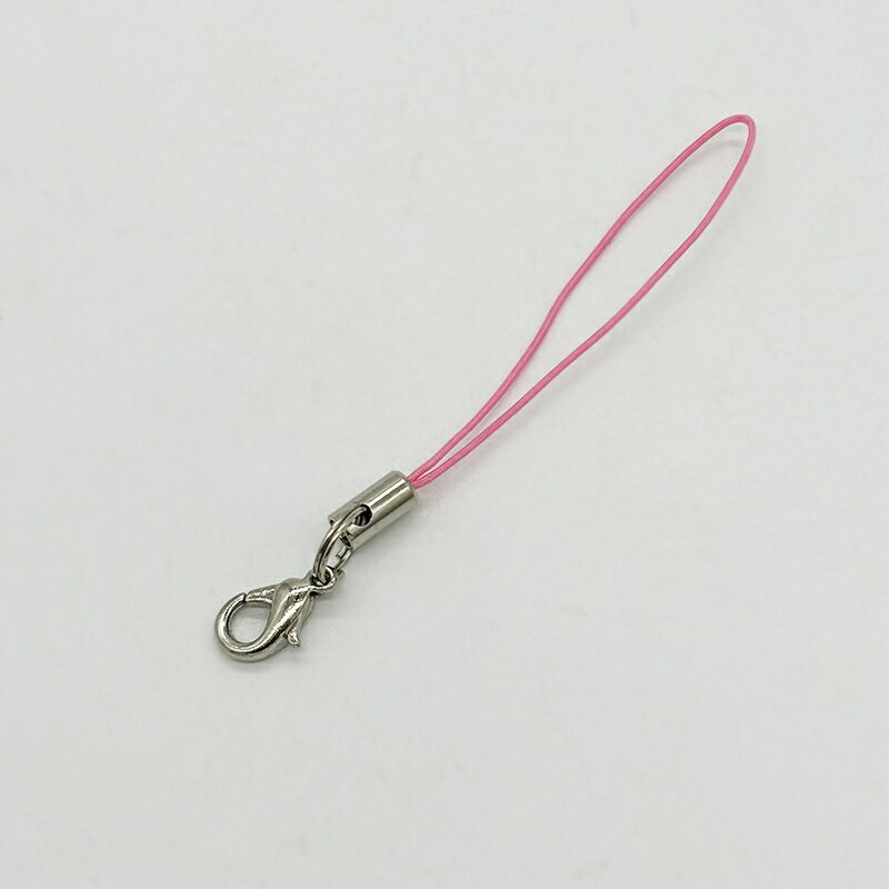 ストラップ 二重カン フック付 5本入り GCL50-W702 2 濃ピンク 紐約5cm ストラップ金具 ストラップパー..